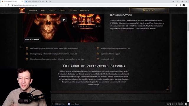 Diablo 2: Resurrected Alpha is starting and I got a Key! смотреть онлайн