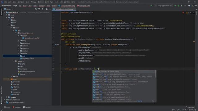 Spring boot Microservices | Spring Security | part-4 смотреть онлайн