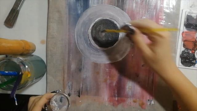 Роспись сумки - шоппера. "Coffee" смотреть онлайн