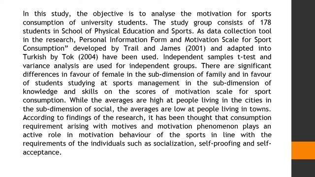 Analysing Motivations for Sports Consumption of Students at School of Physical Education and Sports смотреть онлайн
