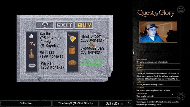 Quest for Glory Collection Speedrun Thief Any% (No Stat Glitch) [55:57] смотреть онлайн