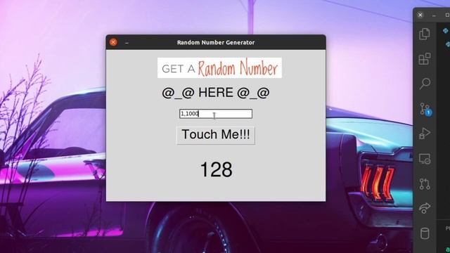 RANDOM NUMBER GENERATOR (GUI) смотреть онлайн