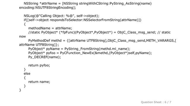 iOS : Python-C Api wrapper in Objective-C crashes with call to __getattr__ when passed a Python Obj смотреть онлайн