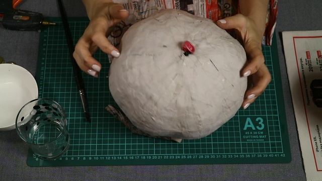 Как сделать тыкву своими руками! Украшение на Хэллоуин! смотреть онлайн