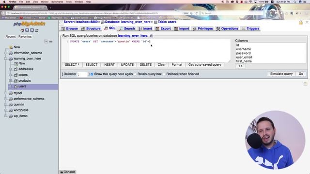 MySQL tutorial 11 - Update a row смотреть онлайн