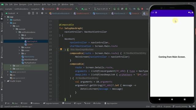 Start an Activity with a Deep Link | Notifications in Android смотреть онлайн