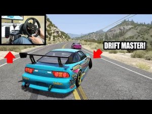 Дрифт по каньонам Лос-Анджелеса! (с рулем + настройка педали) Assetto