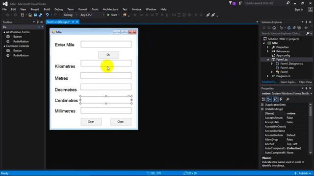 How to calculate mile convert to km-m-cm-dm-mm correctly by C# programming смотреть онлайн