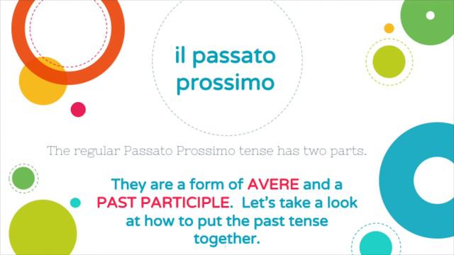 Unit 10 - Passato Prossimo - Regular Verbs with Avere - Italian смотреть онлайн