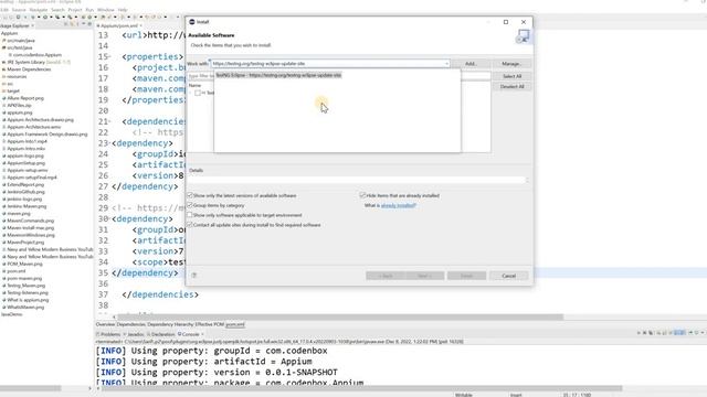 Appium Tutorial 5: How to Install TestNG plug-in to Eclipse for Appium automation смотреть онлайн