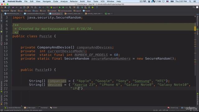 171. JAVA App Number 18 Part2 Create a Puzzle game by using Arrays in Java смотреть онлайн