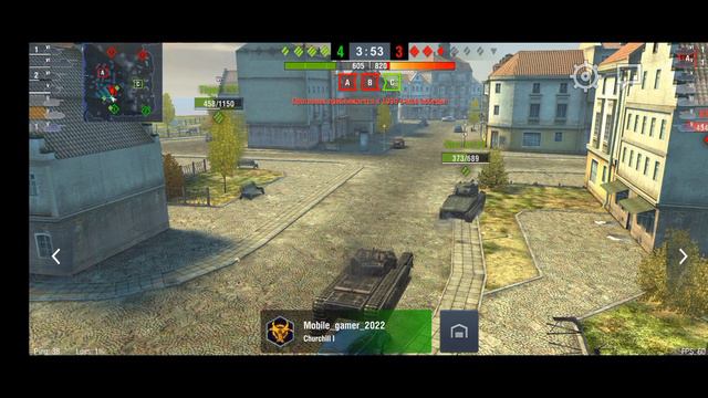 World of Tanks Blitz купил новый большой танки Churchill I прохождение (android) #11 смотреть онлайн