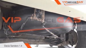 Установка гбо  на Dacia Sandero 1.4  - STAG. Газ на Дачия Сандеро