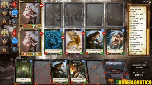 BloodRealm Battlegrounds - Lora Vs Lora #1 Casual Gameplay