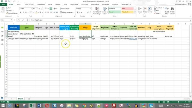 Excel to Wordpress Post or Pages смотреть онлайн