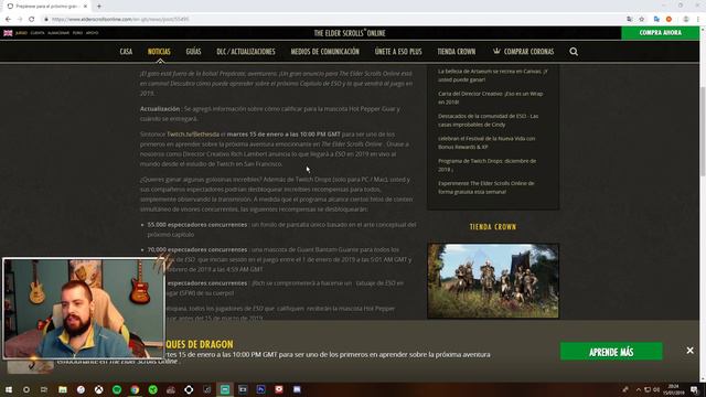 THE ELDER SCROLLS ONLINE - Directo de Bethesda en Twitch! смотреть онлайн
