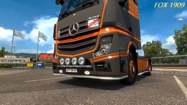(ETS2 v 1.30) MINIBAR KELSA MERCEDES MPIV 1.30.X смотреть онлайн