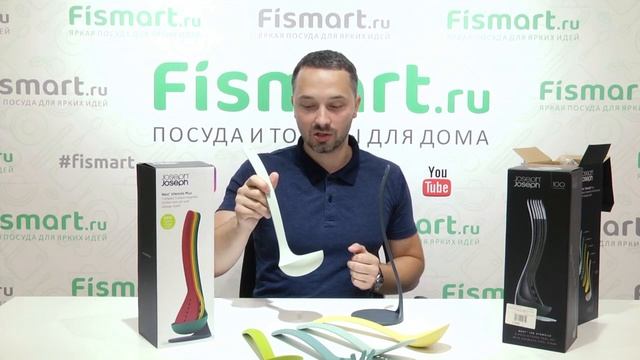 Набор кухонных инструментов Joseph Joseph обзор от Fismart смотреть онлайн