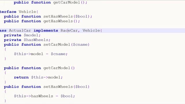 PHP Object Oriented Programming - Multiple Interfaces смотреть онлайн