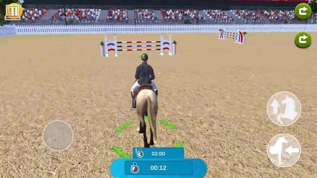 Horse Show Jumping Stunts Android Gameplay (Horse Game) смотреть онлайн
