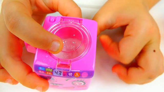 Пьем напитки с игрушечных стиральных машинок Моколет Mini Washing Machine Toy Moko Moko Mo смотреть онлайн