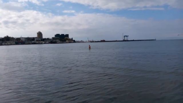 Анапа. Чёрное море. 6 ноября 2016 г. Купание в ноябре. смотреть онлайн
