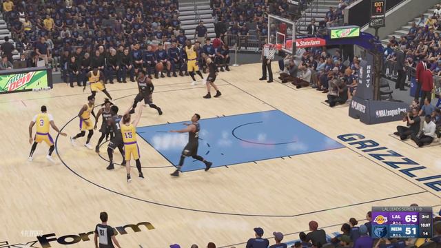 PLAYOFFS First Round - GAME 2 - Los Angeles Lakers vs Memphis Grizzlies - Full Game | NBA 2K23 смотреть онлайн