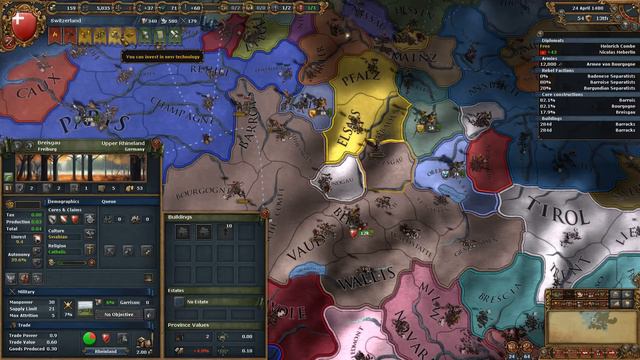 Let's Play Europa Universalis IV Switzerlake with the Cossacks 11 смотреть онлайн