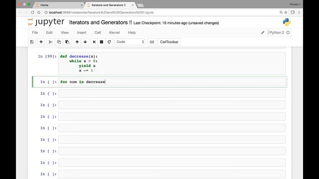 Iterators and Generators - Generators Examples смотреть онлайн
