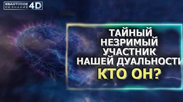 ТАЙНЫЙ, НЕЗРИМЫЙ УЧАСТНИК НАШЕЙ ДУАЛЬНОСТИ/ КТО ОН?/THE SECRET, INVISIBLE PARTICIPANT OF OUR DUALITY