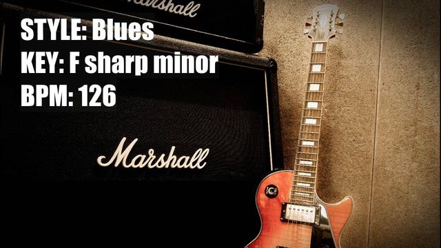 Tavern Blues Guitar Backing Track Jam in F# minor 126 bpm смотреть онлайн