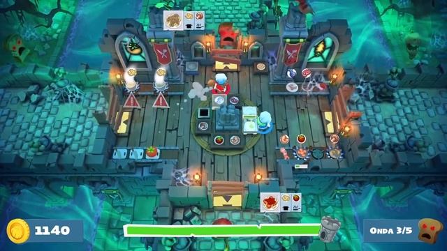 Overcooked 2 [Night of the Hangry Horde] Level Horde 6 - 2 players - without fixing and full health смотреть онлайн