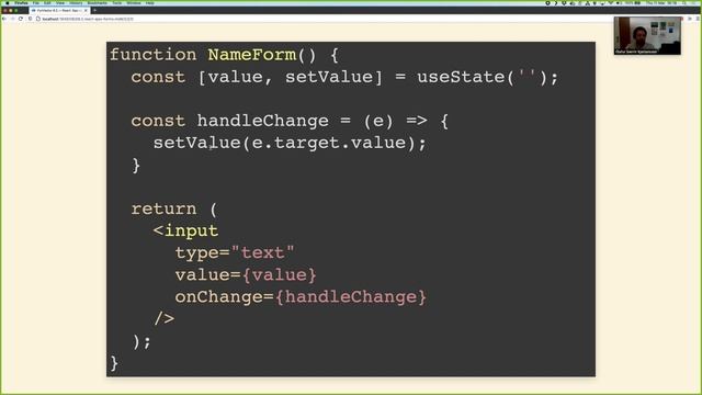 Vefforritun 2, 2021: Fyrirlestur 8.2: React: Ajax og forms смотреть онлайн