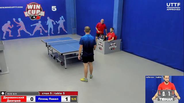 16:30 Деревинский Дмитрий 3-2 Плющ Павел cтол 5 ЮГ-3 16.06.21 смотреть онлайн