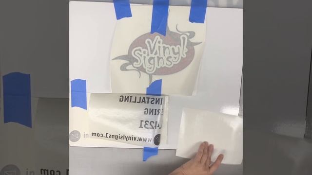 How To Install Vinyl Lettering / Digital Prints with Vinyl Signs смотреть онлайн