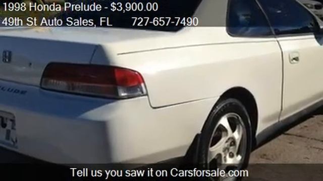 1998 Honda Prelude for sale in Clearwater, FL 33762 at 49th смотреть онлайн