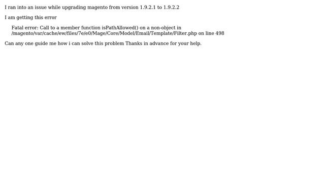 Fatal error: Call to a member function isPathAllowed() on a non-object in /Filter.php on line 498 смотреть онлайн