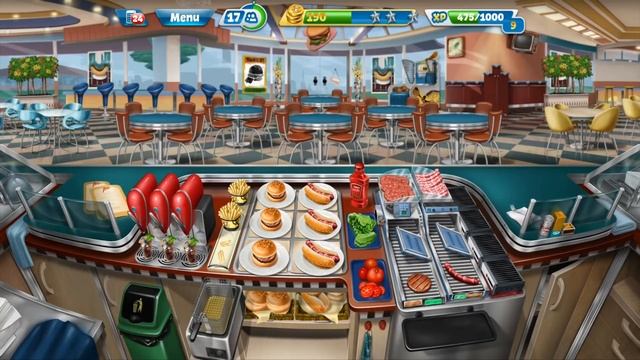 Cooking Fever: Gameplay Walkthrough Part 4 - Fast Food Court Level 16-20 (iOS, Android) смотреть онлайн