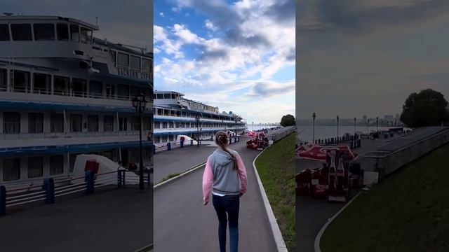 Набережная Волги, Саратов. смотреть онлайн