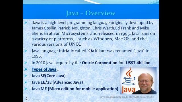 Introduction of java|History of java|Application of java programming quickly смотреть онлайн
