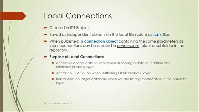 SAP IDT Unit 2 : Data Connections: Tutorial смотреть онлайн