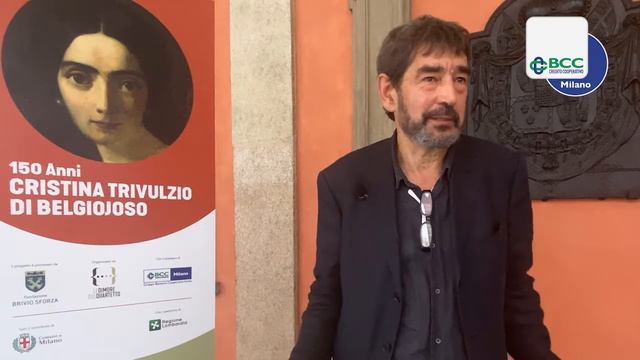 Lo scultore Giuseppe Bergomi presenta la sua statua di Cristina Trivulzio di Belgiojoso смотреть онлайн