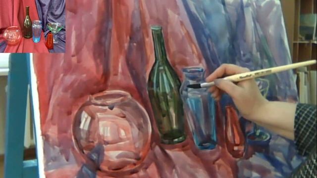 натюрморт с предметами из стекла 3 смотреть онлайн