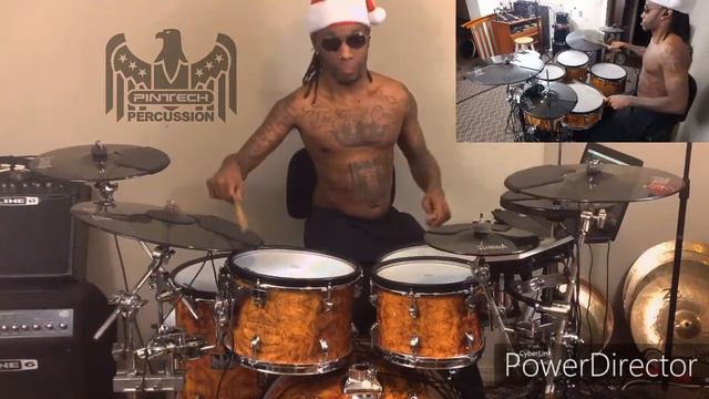 This Christmas (disabled drummer cover) смотреть онлайн
