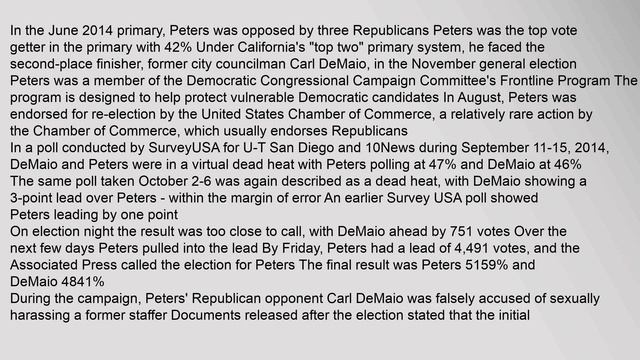 Scott Peters (politician) смотреть онлайн