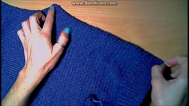 Как связать стильную жилетку для мальчика-вязание спицами.Ч.2. Трикотажный шов смотреть онлайн