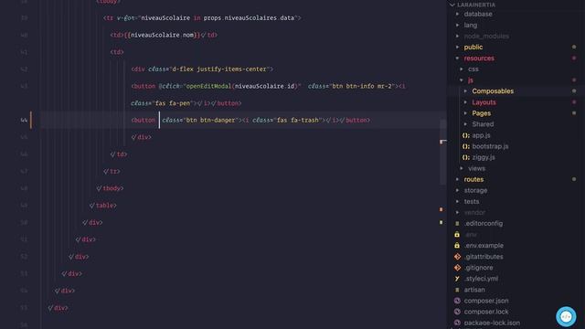 Laravel, Inertia & Vue JS 3 - Projet gestion scolaire: #13 - Suppression d'un niveau scolaire смотреть онлайн