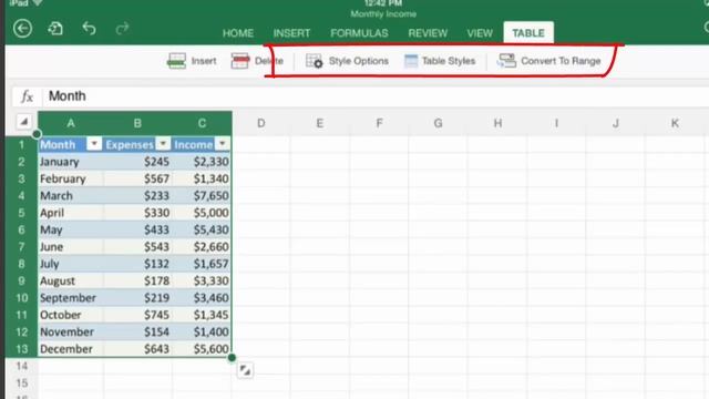 HOW TO USE TABLES IN EXCEL FOR IPAD смотреть онлайн