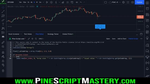 Beginner Guide to ARRAYS in PINE SCRIPT смотреть онлайн