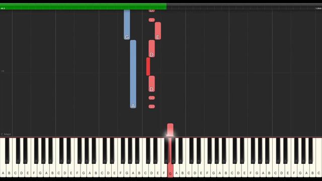 Thomas the Tank Engine Theme Song (Easy Piano Tutorial) смотреть онлайн